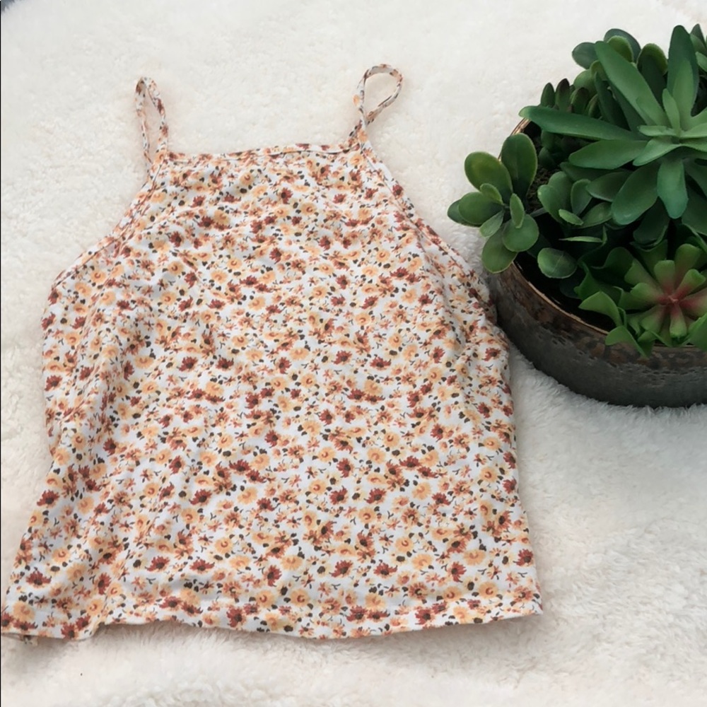 Garage Sunflower Crop Tank